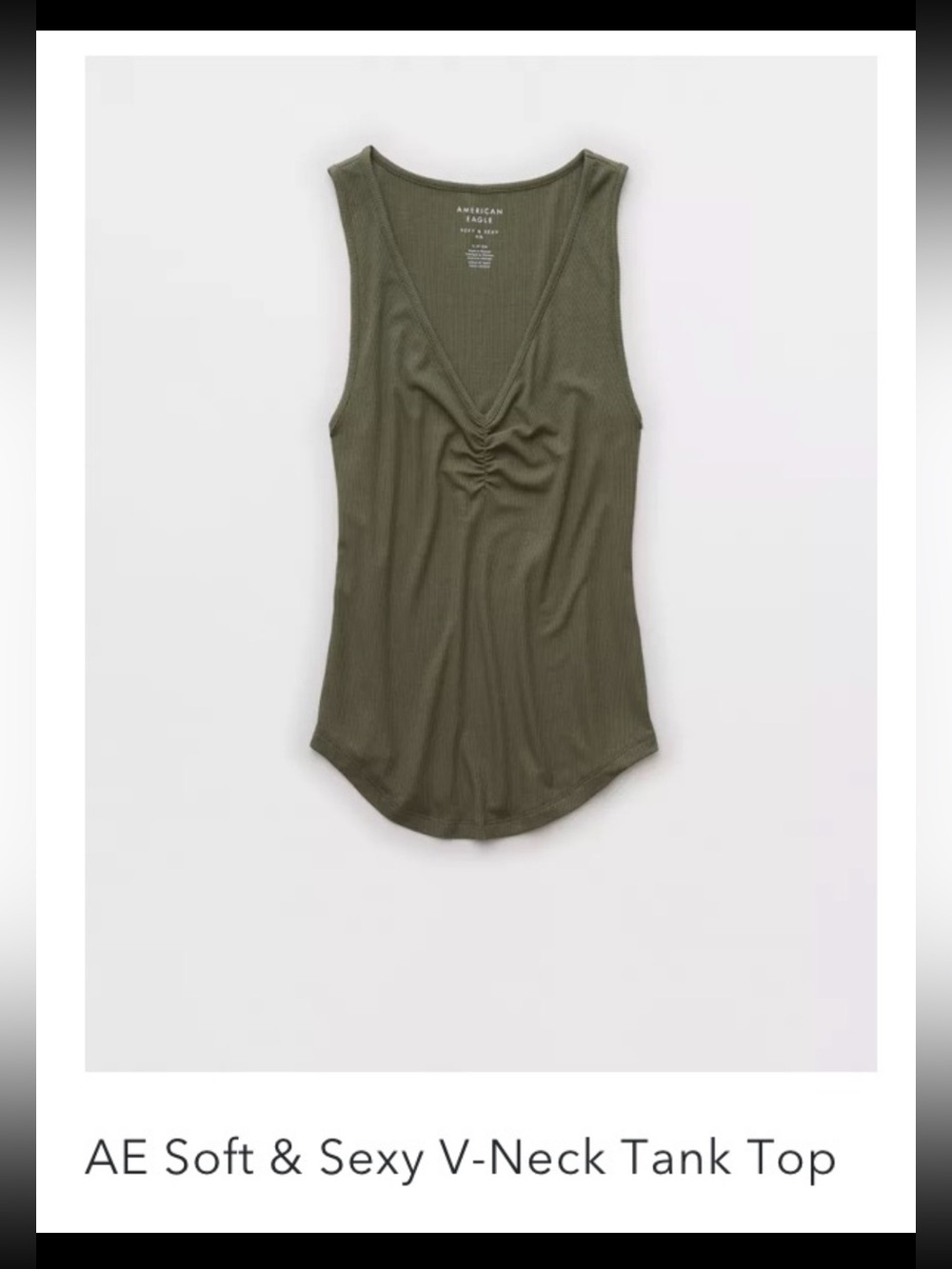 American Eagle Outfitters Soft & Sexy V-Neck Tank